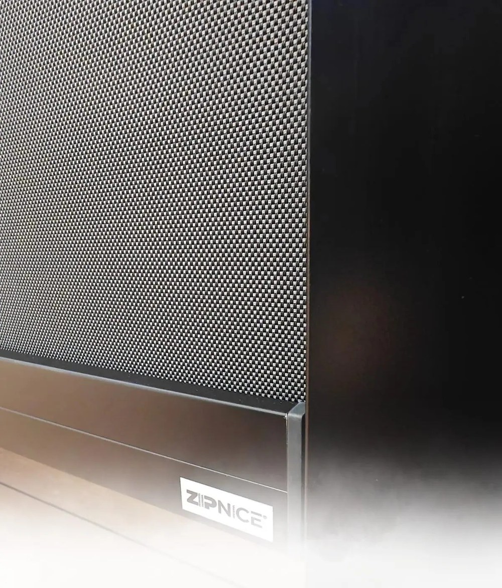 Perforated aluminium screen